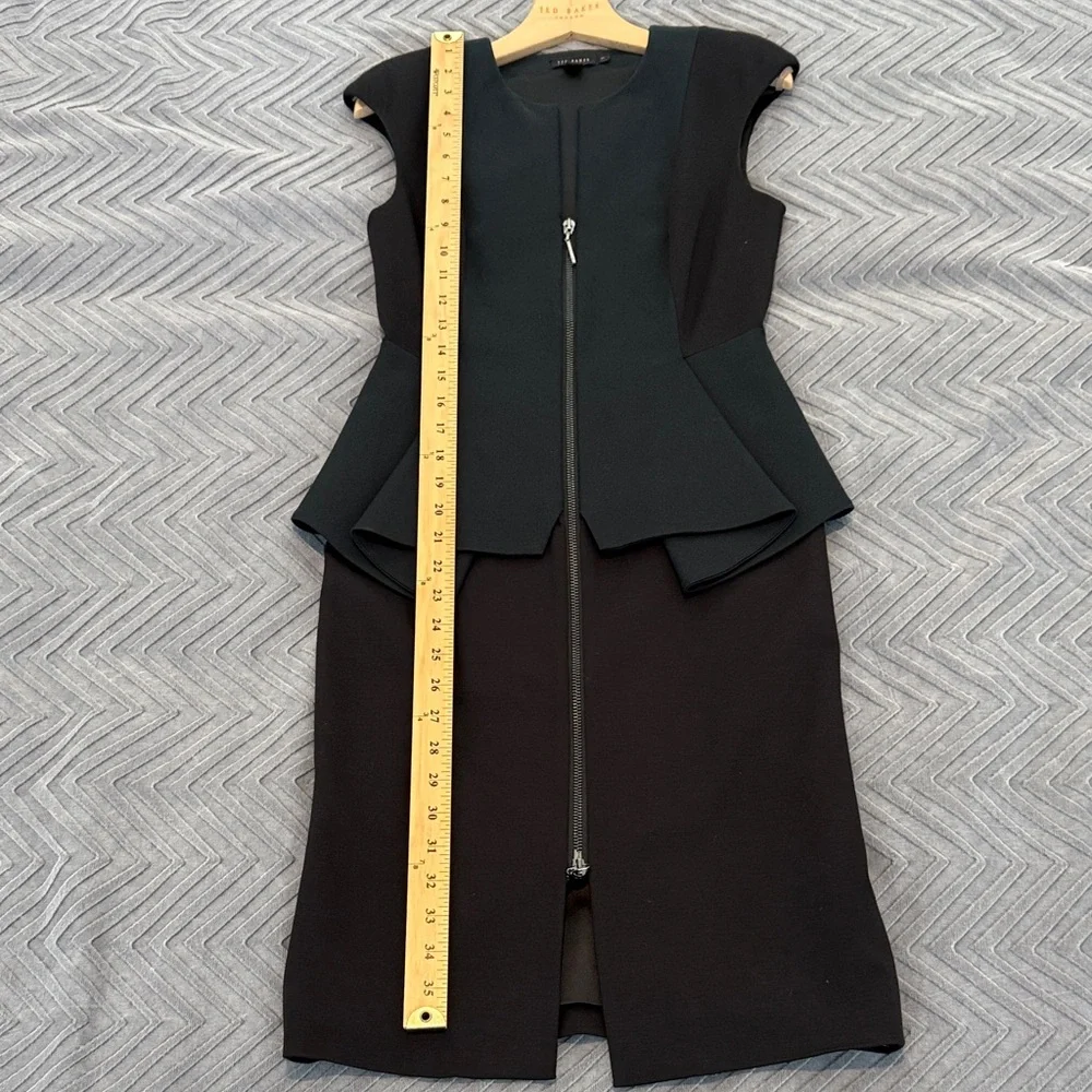 Ted Baker ‘Jamthun’ Zip Peplum Sheath Dress